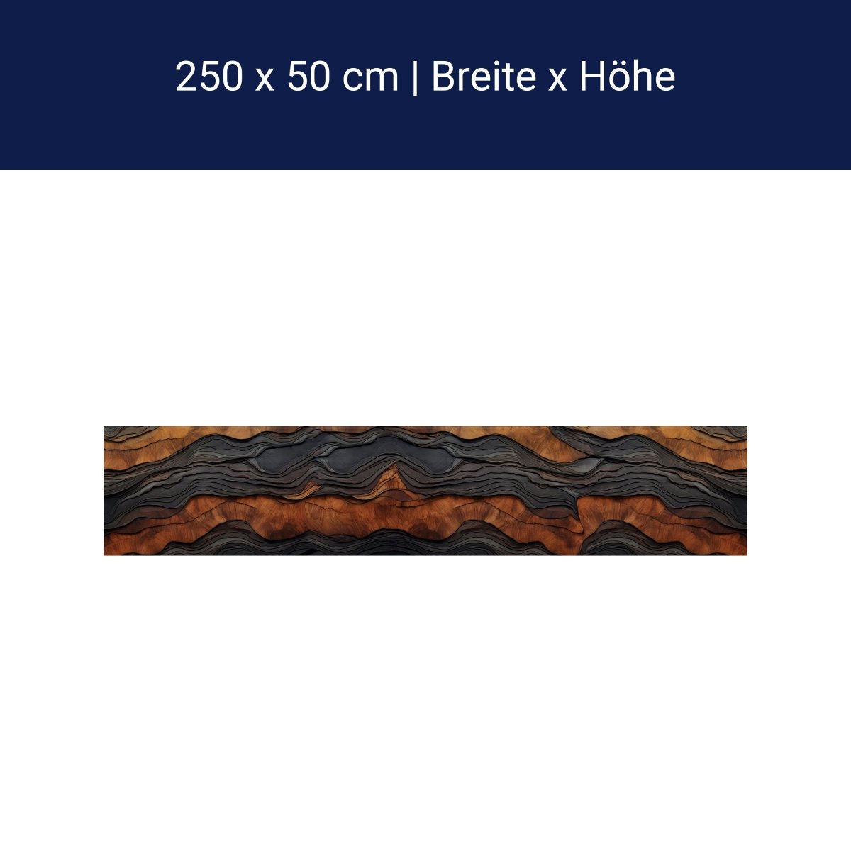 Panorama-Fototapete Holz Textur M0103