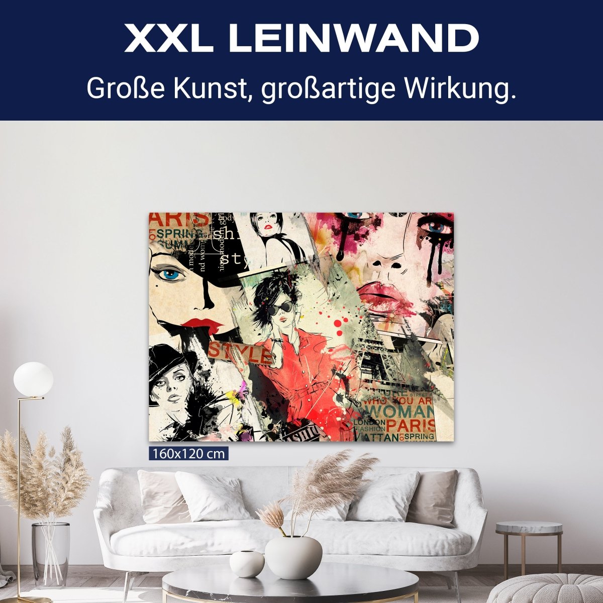 Leinwandbild Kunst & Gemälde, Querformat, Pop-Art M0106 kaufen - Bild 9