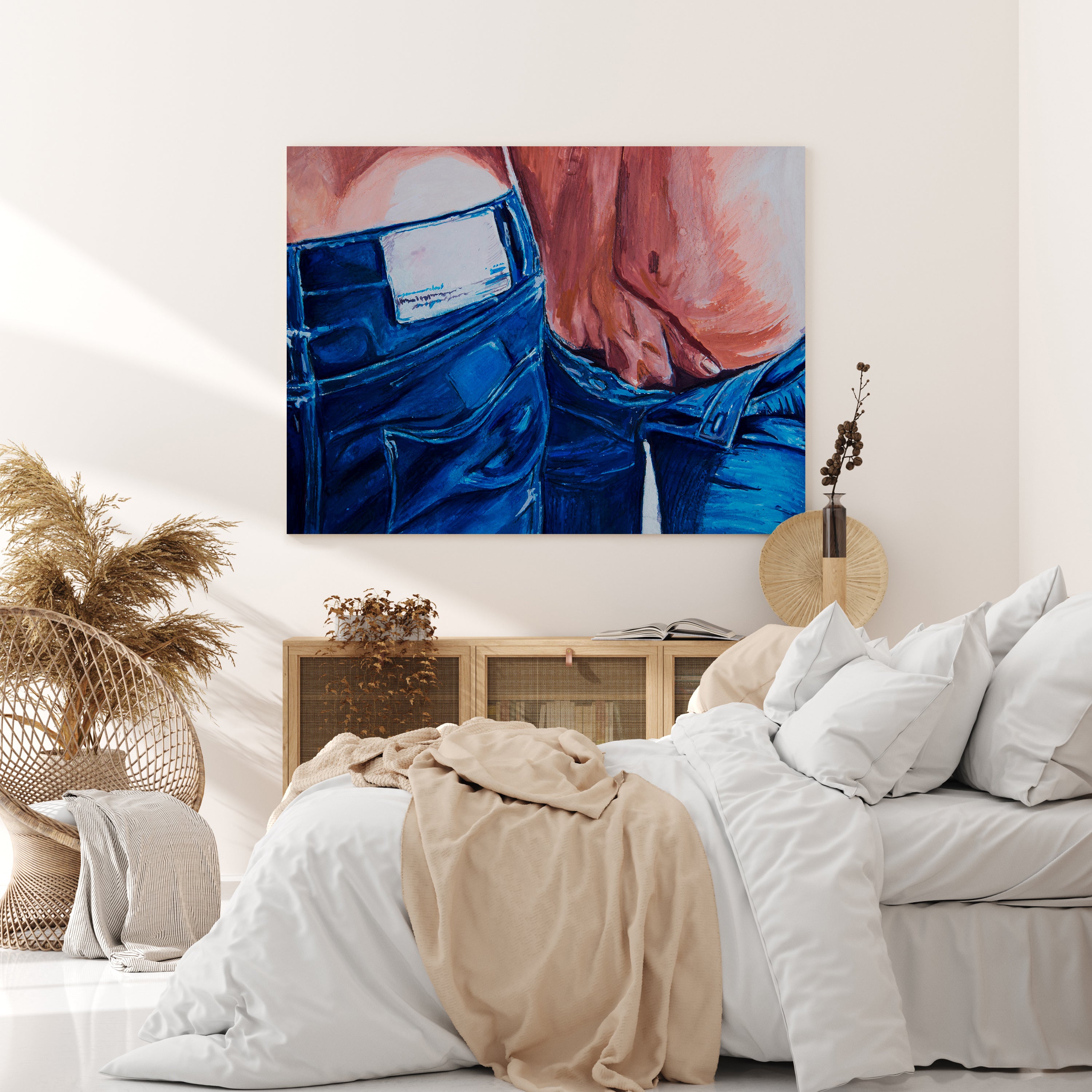 Leinwandbild Kunst & Gemälde, Querformat, Erotik Gemälde M0110 kaufen - Bild 2