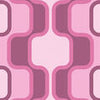 Küchenrückwand Retromuster Pink Muster M0112