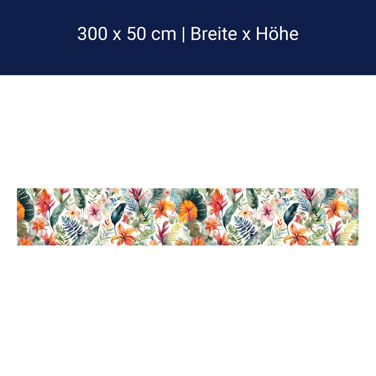 Panorama-Fototapete Florales Muster M0115