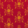 Küchenrückwand Barock Rot Muster M0119