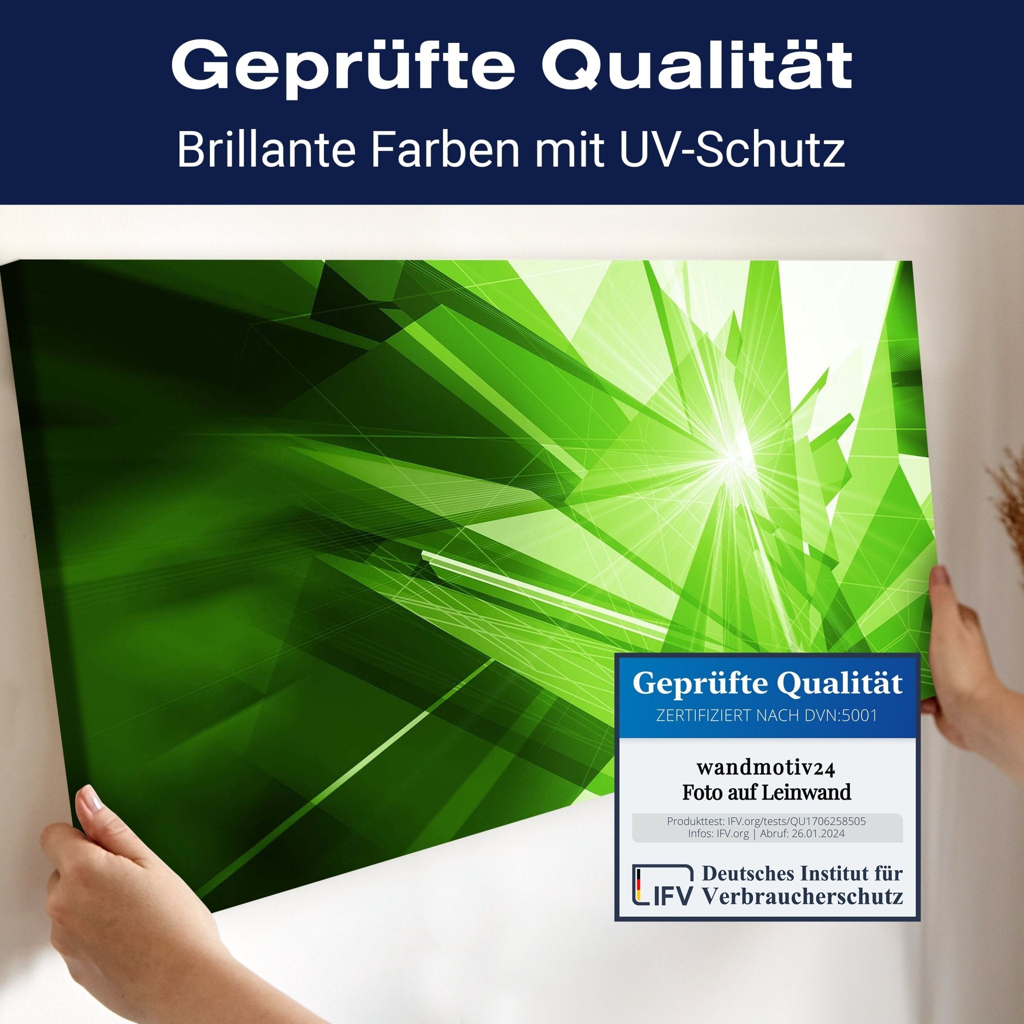 Leinwandbild Grüne Dynamik M0425 kaufen - Bild 4