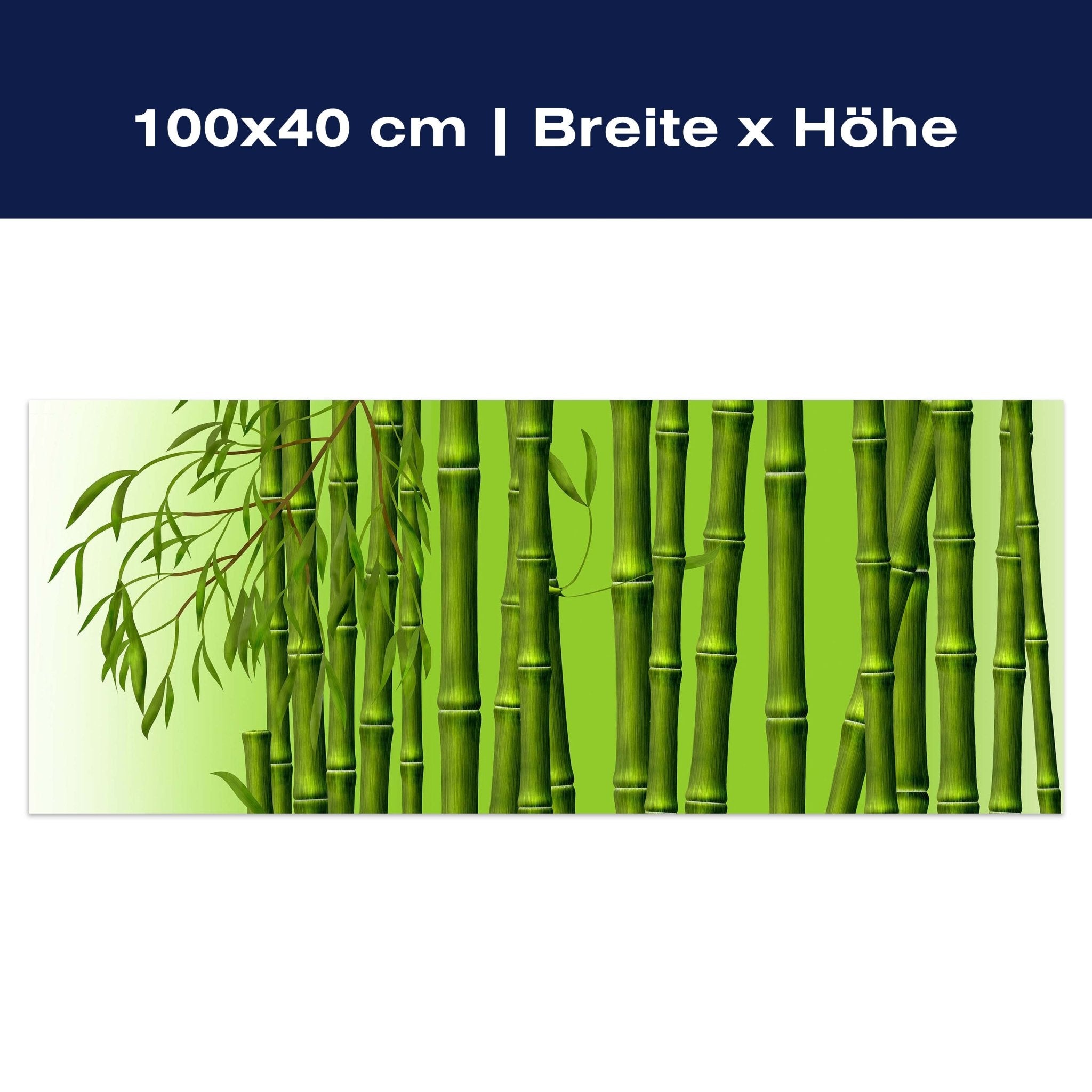 Tableau sur toile Branches de bambou M0461