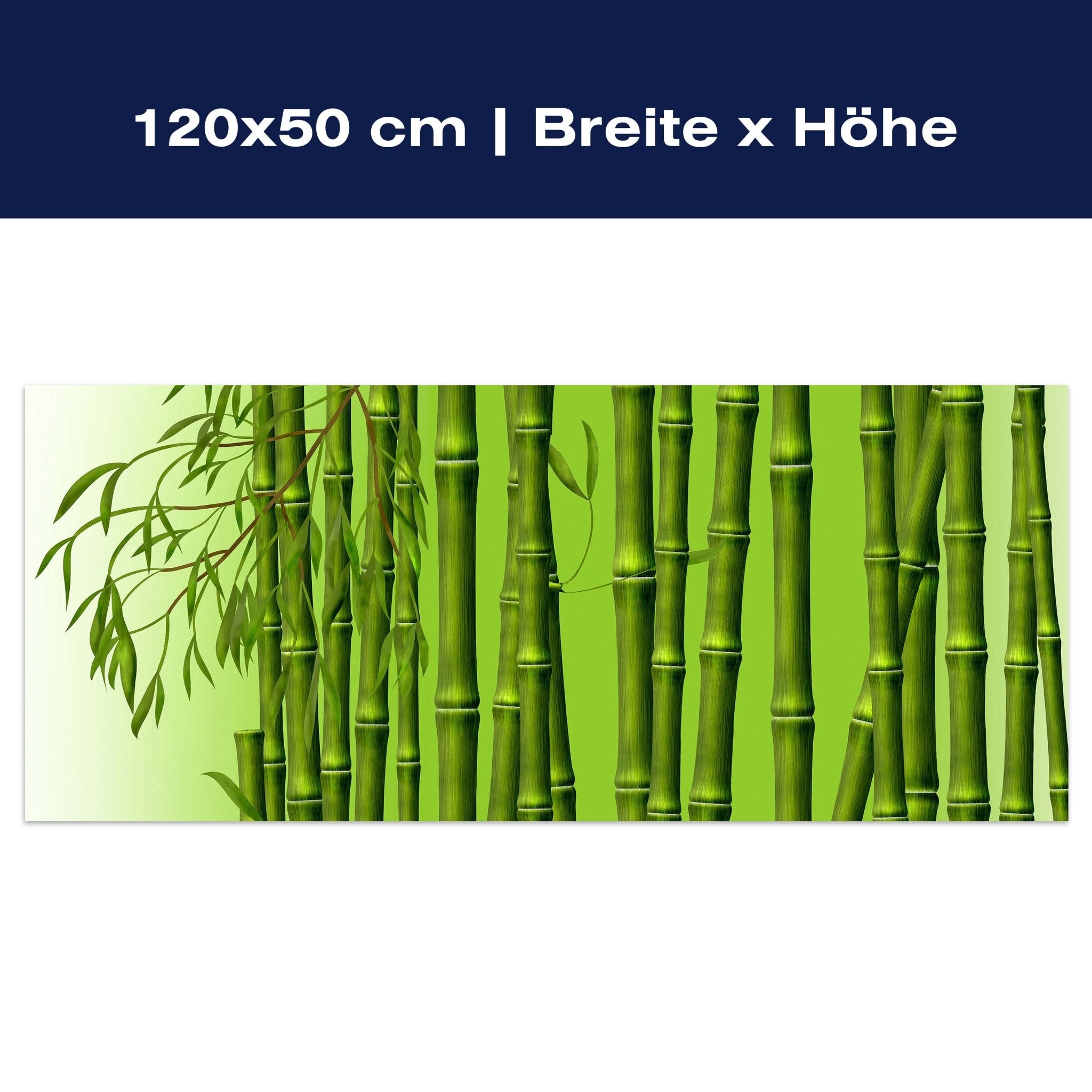 Tableau sur toile Branches de bambou M0461