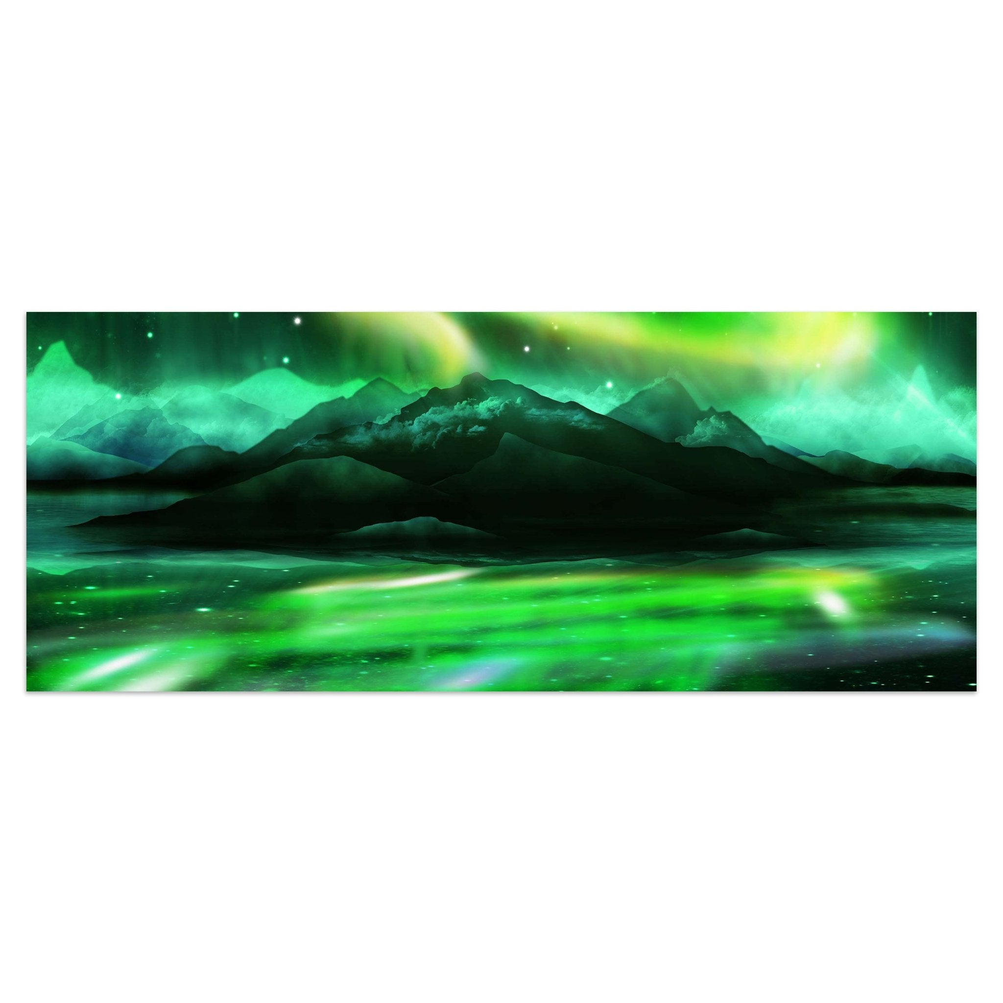 Leinwandbild Grünes Nordlicht M0475 kaufen - Bild 1