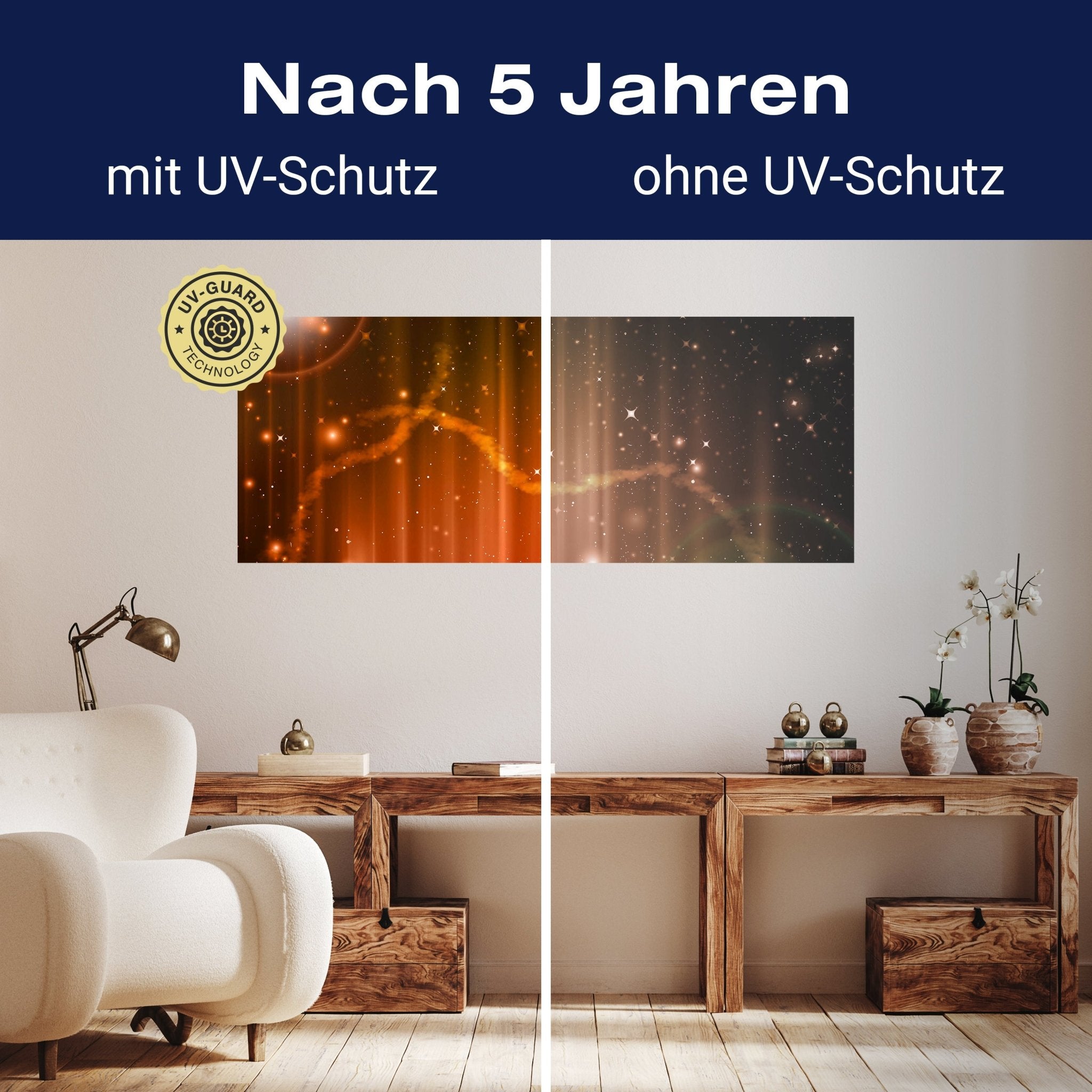 Leinwandbild Orangener Nebel M0477 kaufen - Bild 9