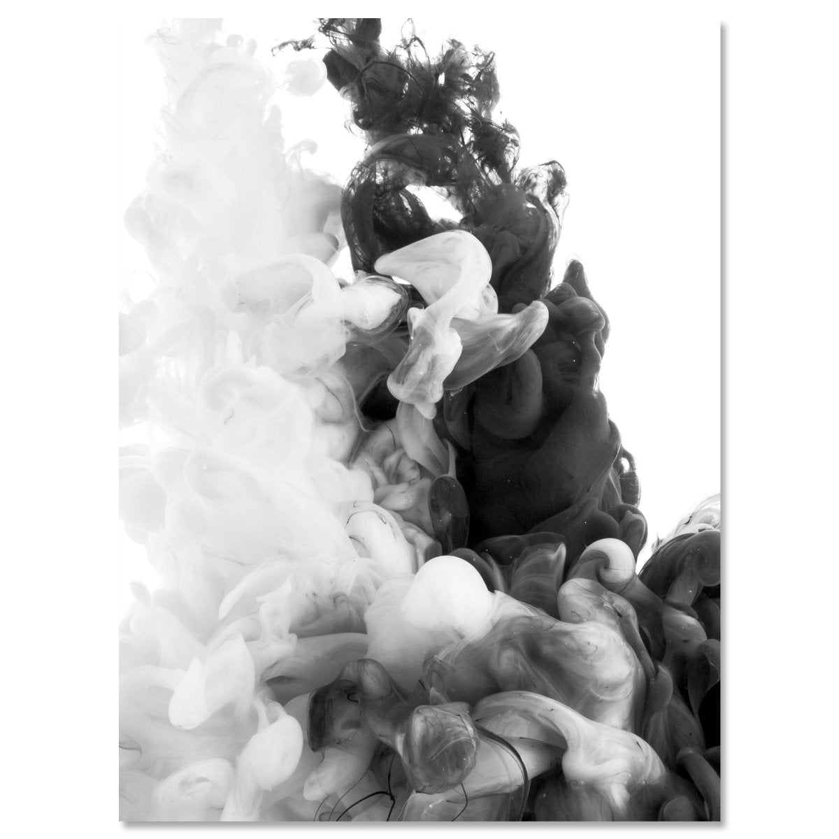 Leinwandbild Schwarz-Weiß, flüssige Farbe M0540 kaufen - Bild 1