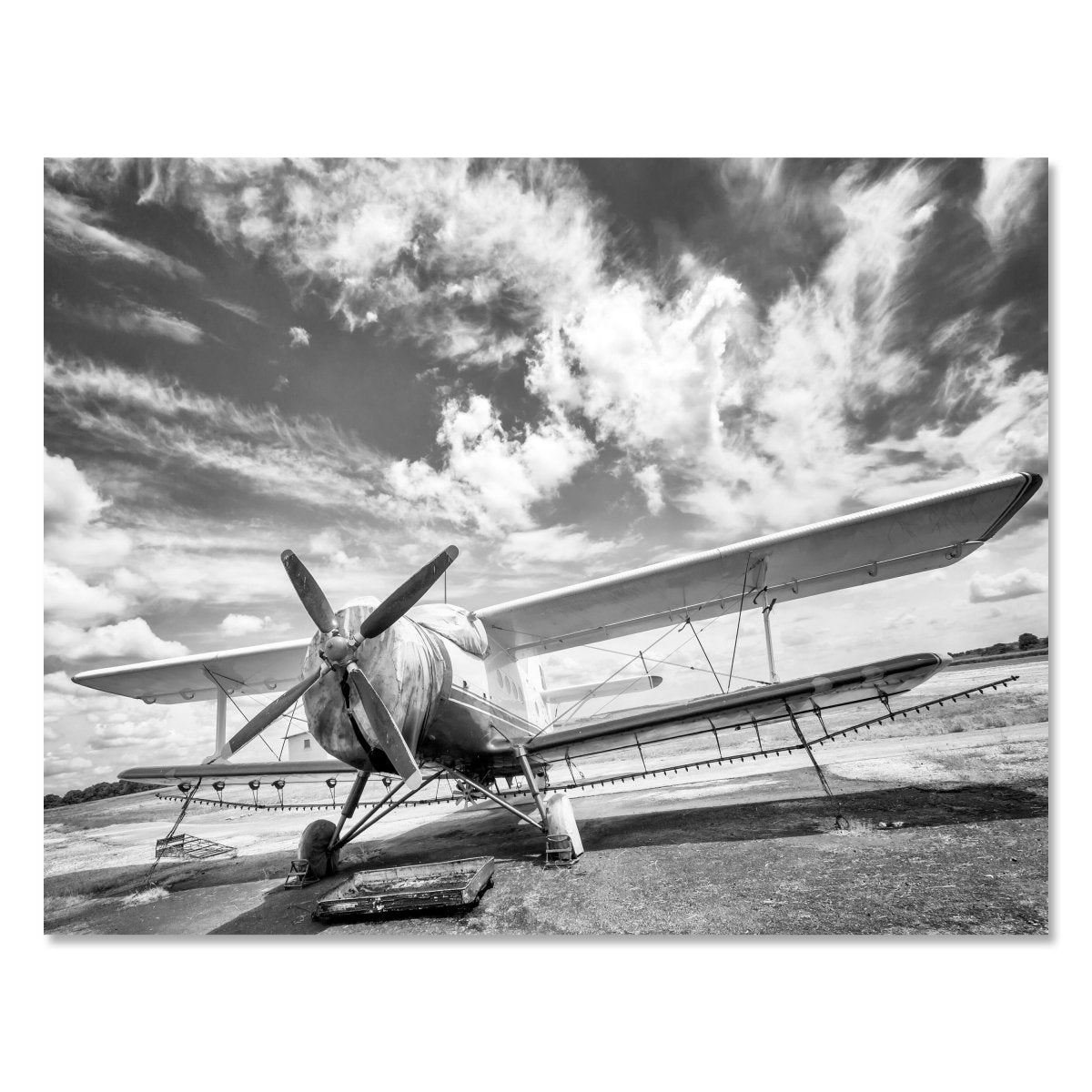 Leinwandbild Schwarz-Weiß, Flugzeug M0541 kaufen - Bild 1