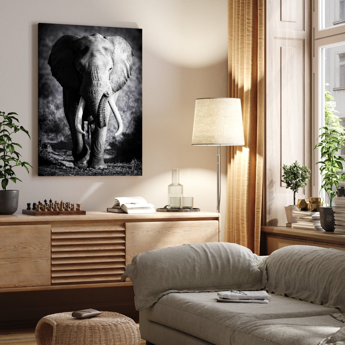 Leinwandbild Tiere, Elefant M0555 kaufen - Bild 2