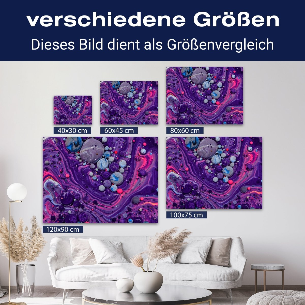 Leinwandbild Kunst, abstrakt M0581 kaufen - Bild 8