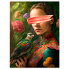 Canvas Print Digital Art Woman Dove Portrait M0601