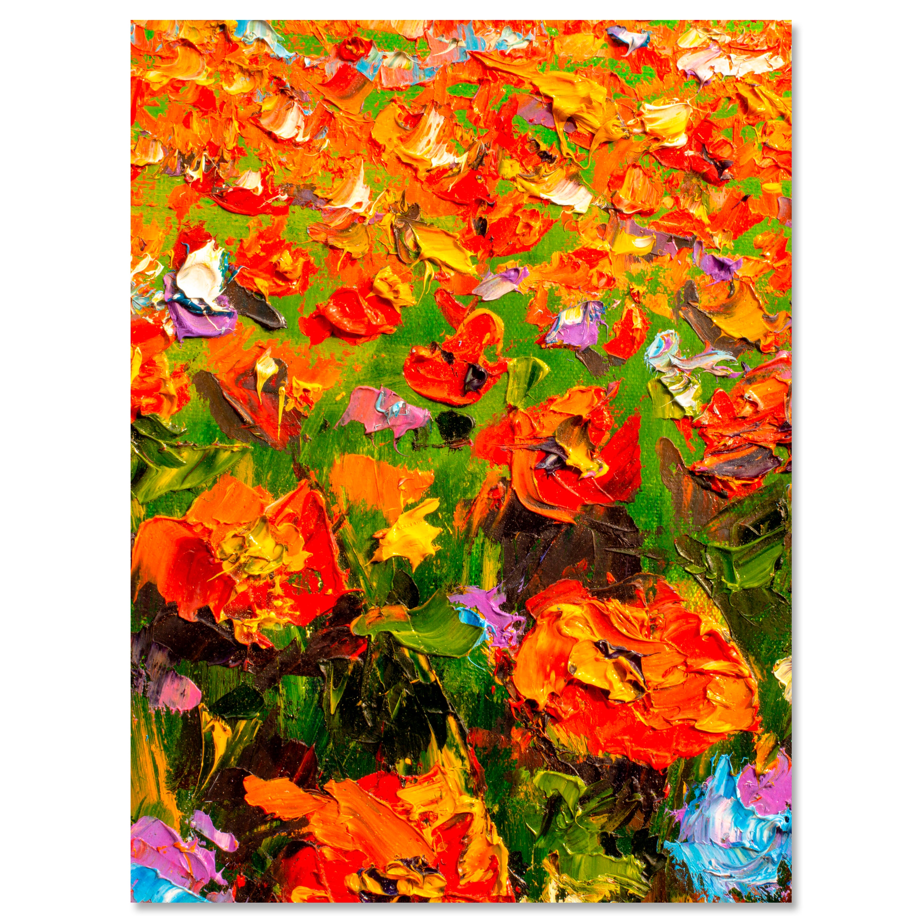 Leinwandbild Malerei, Blumen, Hochformat M0615 kaufen - Bild 1