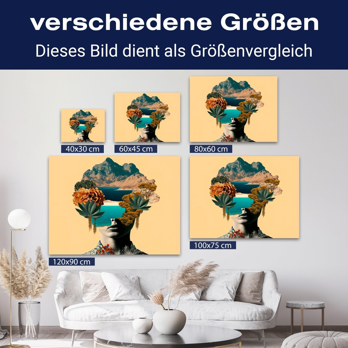 Leinwandbild Digital Art, Frau, Querformat M0627 kaufen - Bild 8