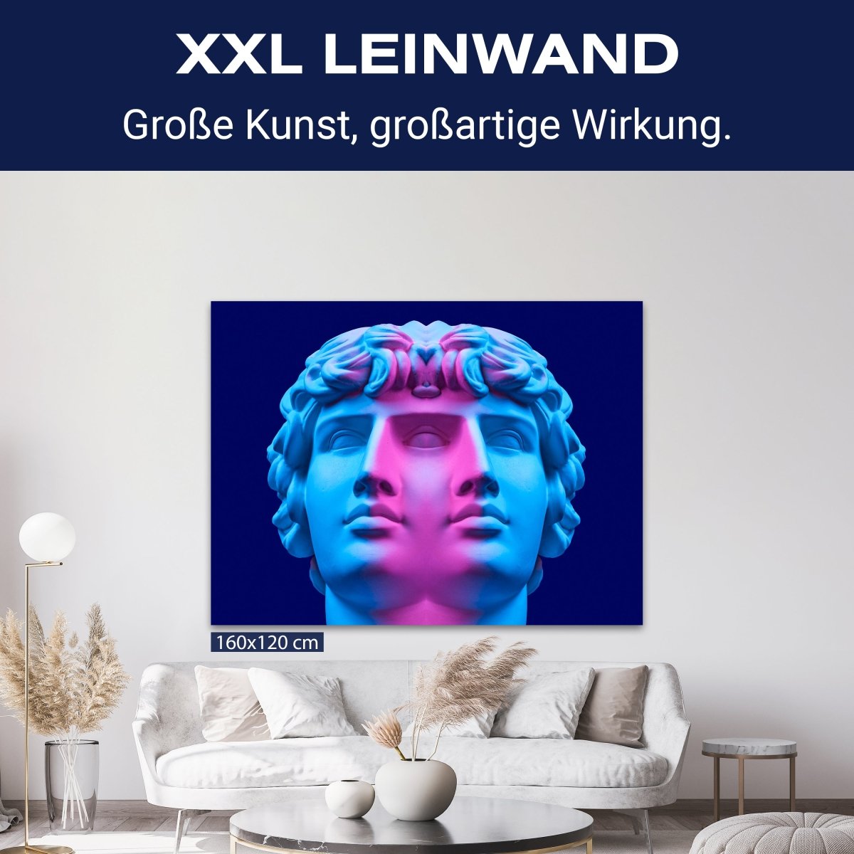 Leinwandbild Digital Art, Kopf, Querformat M0635 kaufen - Bild 9