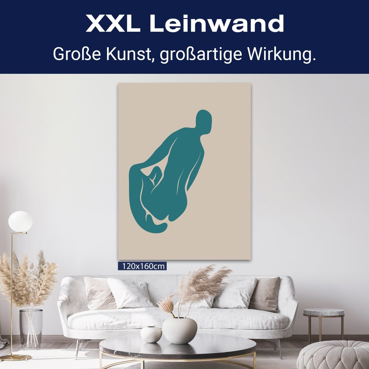 Leinwandbild Minimalismus, Frau, Hochformat M0653 kaufen - Bild 9