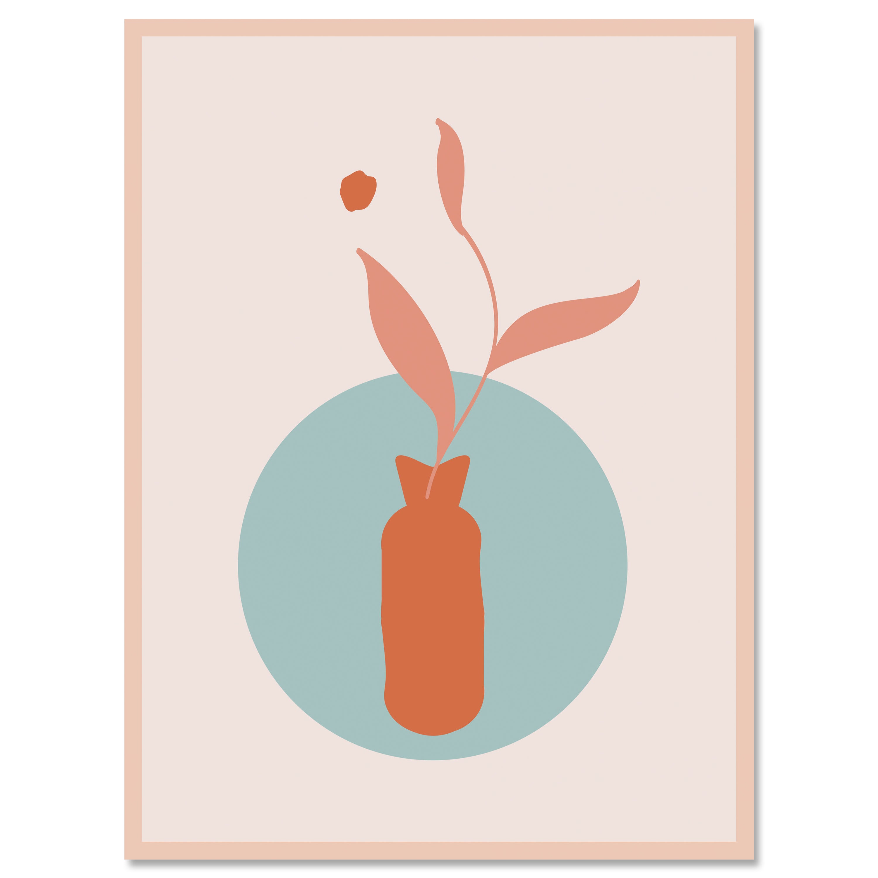 Leinwandbild Minimalismus, Vase, Hochformat M0657 kaufen - Bild 1