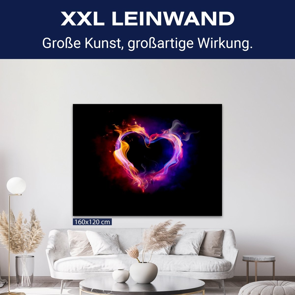 Leinwandbild Digital Art, Herz, Querformat M0660 kaufen - Bild 9