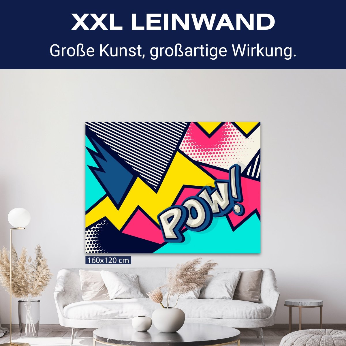 Leinwandbild Pop Art, Pow, Querformat M0675 kaufen - Bild 9