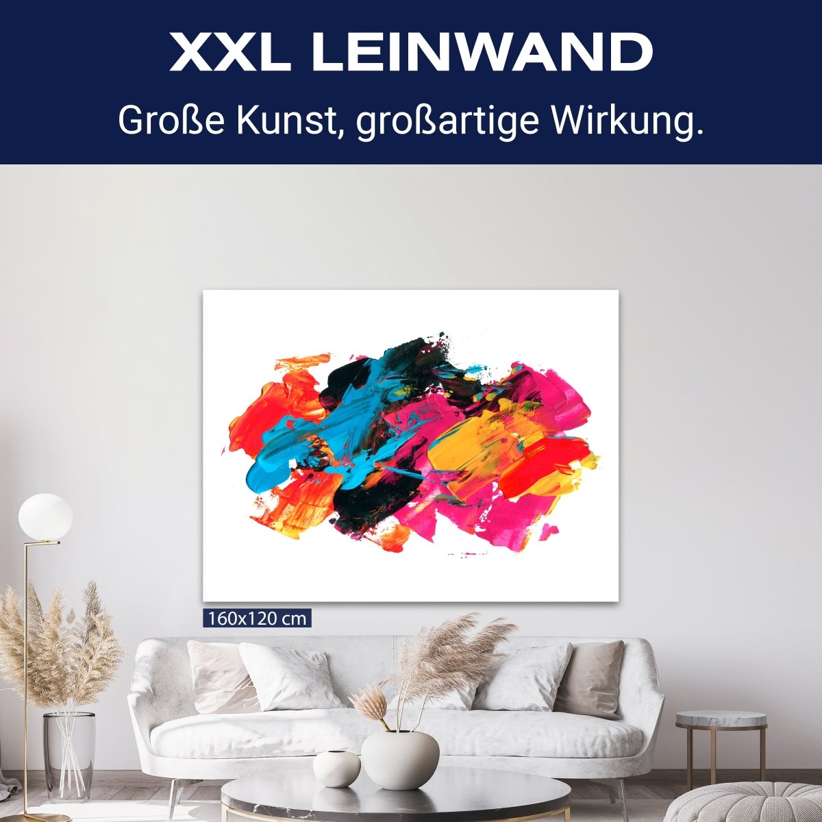 Leinwandbild Malerei, Abstrakt, Querformat M0677 kaufen - Bild 9