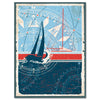 Canvas picture, maritime, sailing ship, portrait format M0684