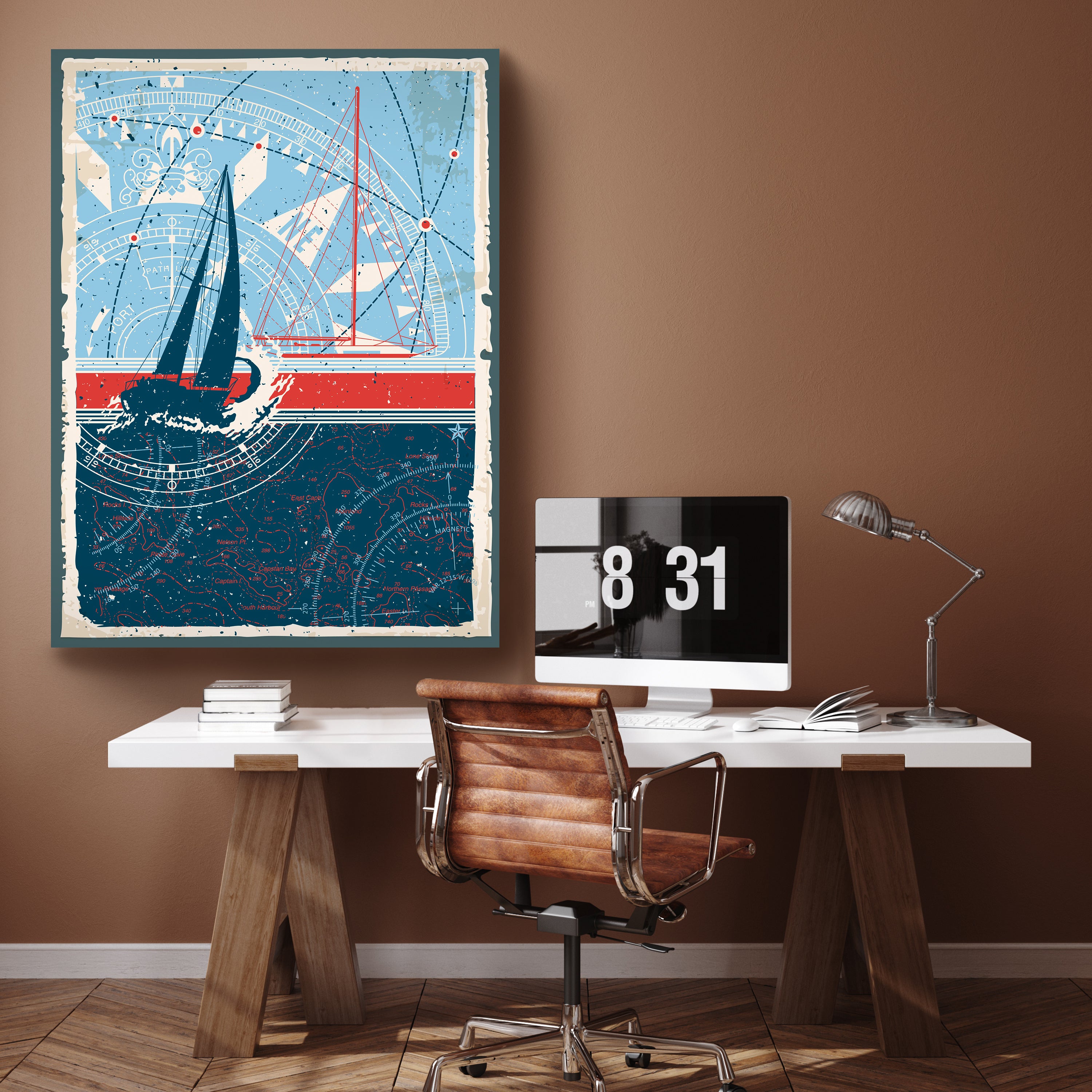 Leinwandbild Maritim, Segelschiff, Hochformat M0684 kaufen - Bild 2