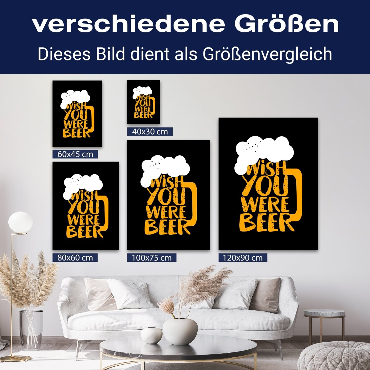 Leinwandbild Essen & Trinken, Bier, Hochformat M0687 kaufen - Bild 8