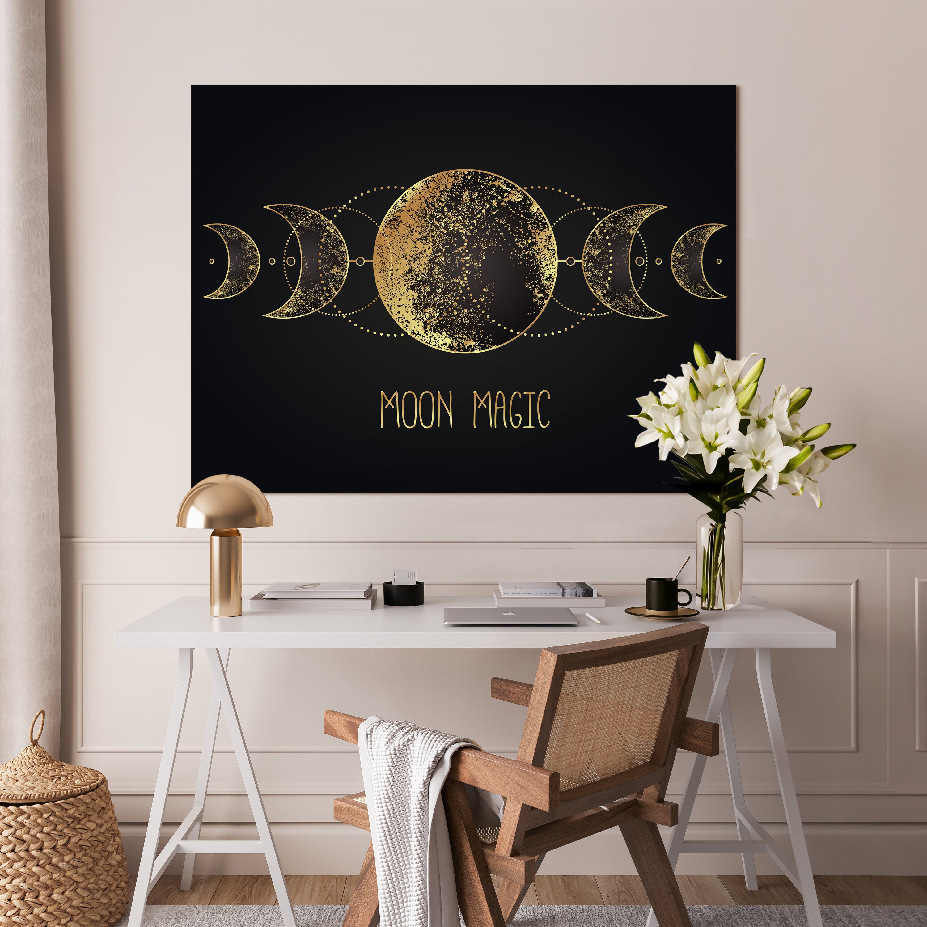 Leinwandbild Weltall, Mond, Querformat M0697 kaufen - Bild 2