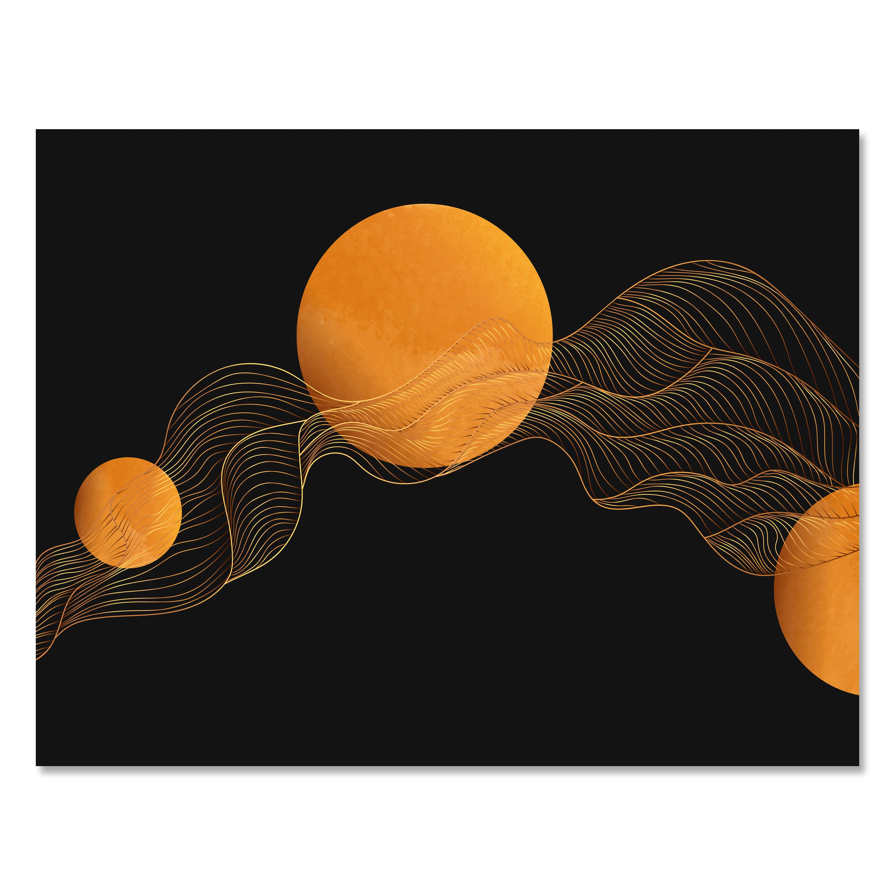 Leinwandbild Minimalismus, Mond, Abstrakt, Querformat M0702 kaufen - Bild 1