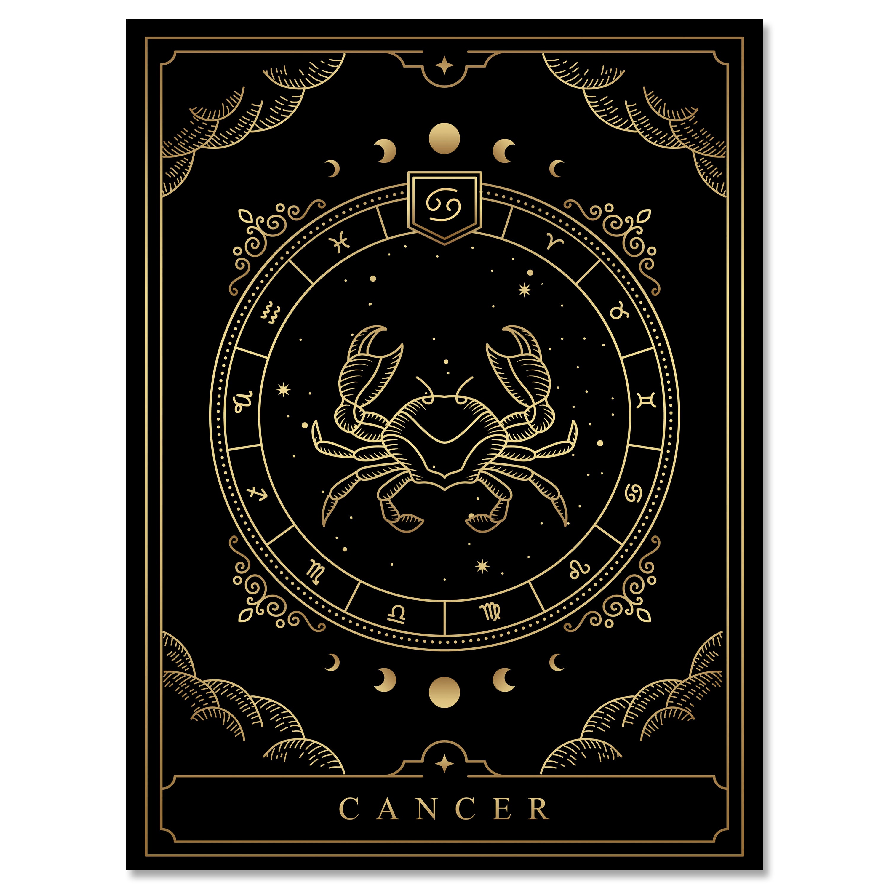 Leinwandbild Sternzeichen, Krebs, Hochformat M0709 kaufen - Bild 1