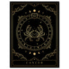 Canvas picture zodiac sign, cancer, portrait format M0709