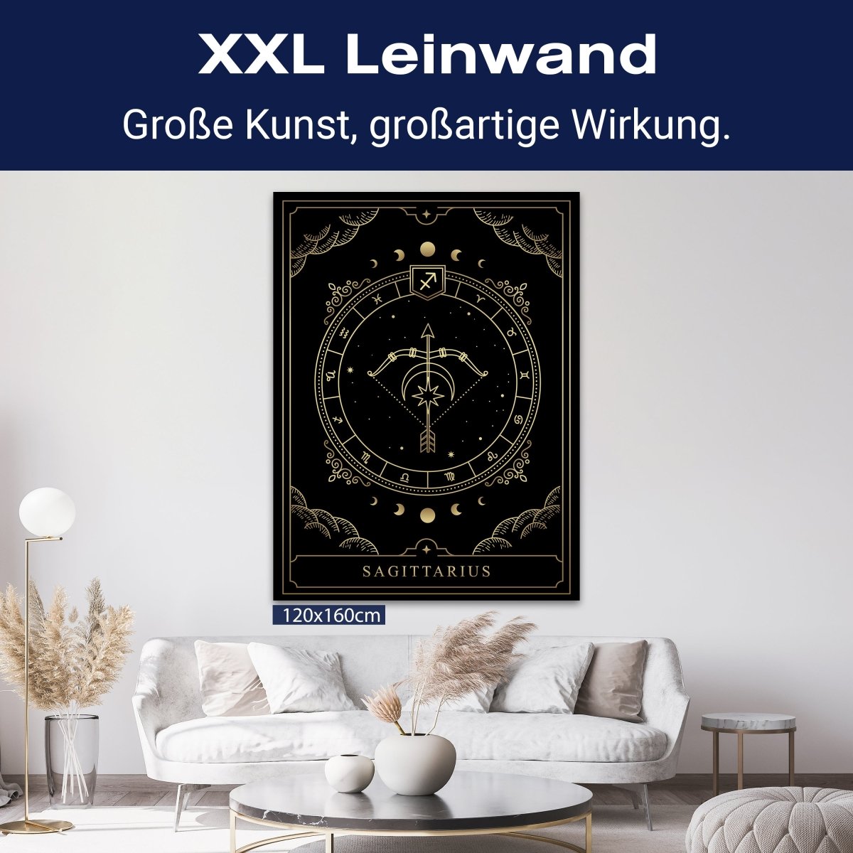 Leinwandbild Sternzeichen, Schütze, Hochformat M0710 kaufen - Bild 9