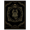 Canvas picture zodiac sign, Scorpio, portrait format M0714