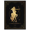 Canvas picture zodiac sign, Sagittarius, portrait format M0722