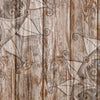 Türtapete Holzwand mit Mandalas M0722