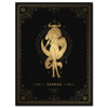 Canvas picture zodiac sign, Taurus, portrait format M0726