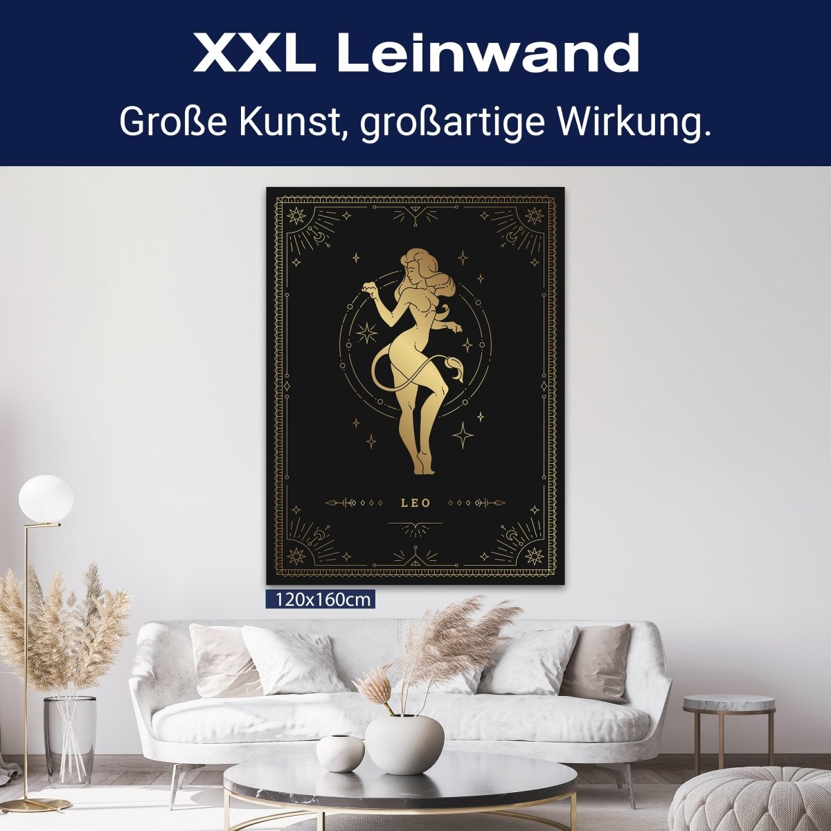 Leinwandbild Sternzeichen, Löwe, Hochformat M0728 kaufen - Bild 9