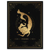 Canvas picture zodiac sign, Pisces, portrait format M0729