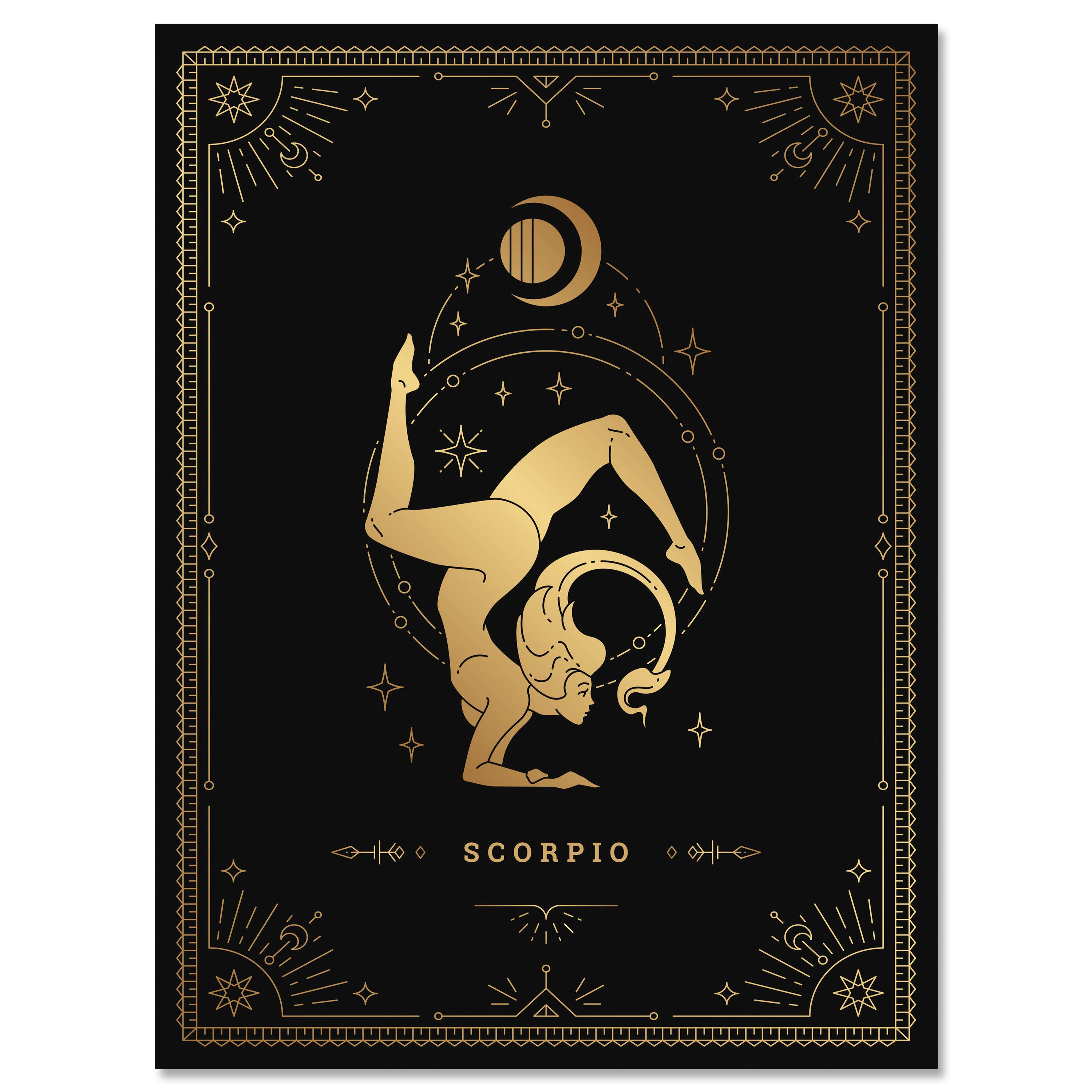Leinwandbild Sternzeichen, Skorpion, Hochformat M0730 kaufen - Bild 1