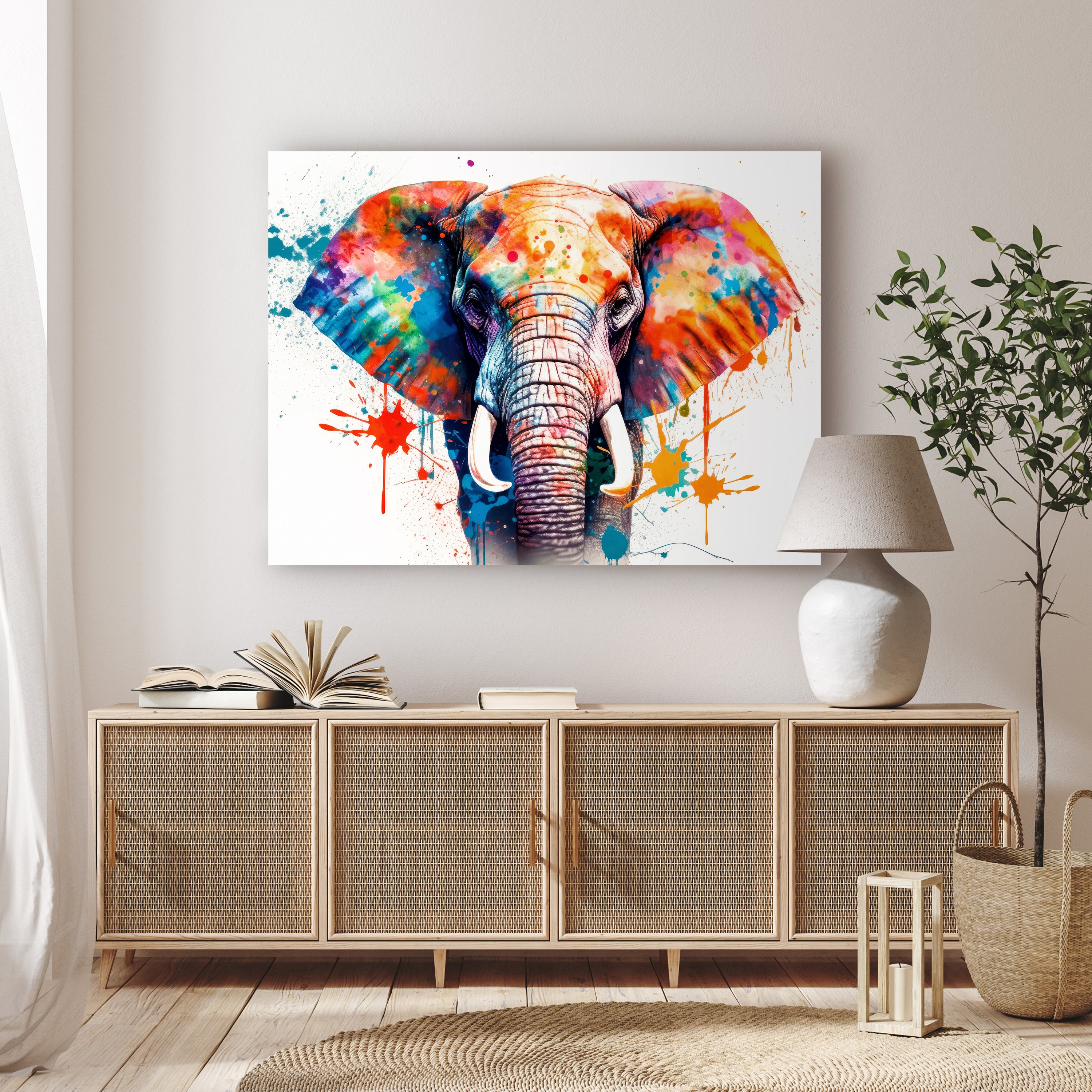 Leinwandbild Malerei, Elefant M0739 kaufen - Bild 2