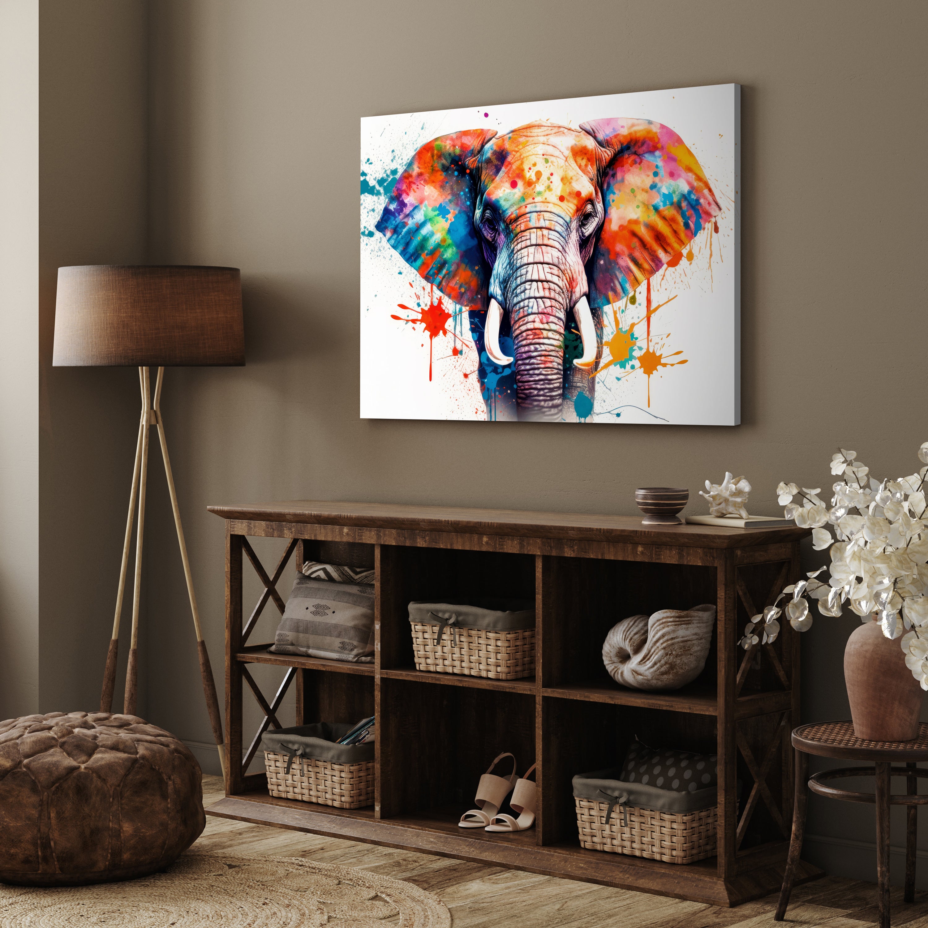 Leinwandbild Malerei, Elefant M0739 kaufen - Bild 3