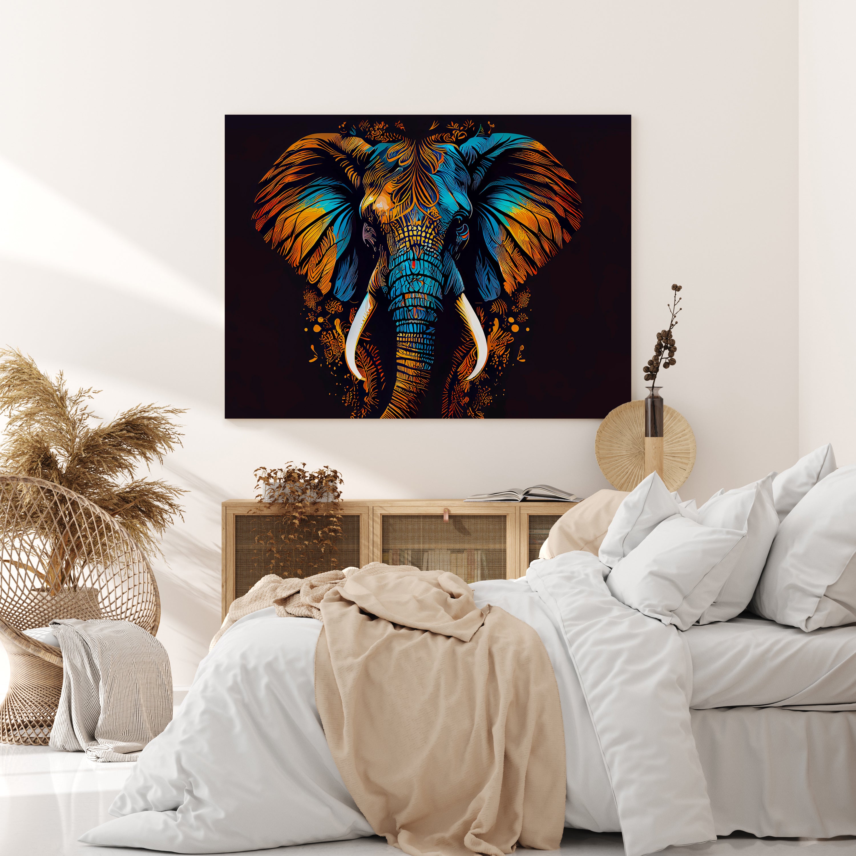 Leinwandbild Malerei, Elefant M0741 kaufen - Bild 2