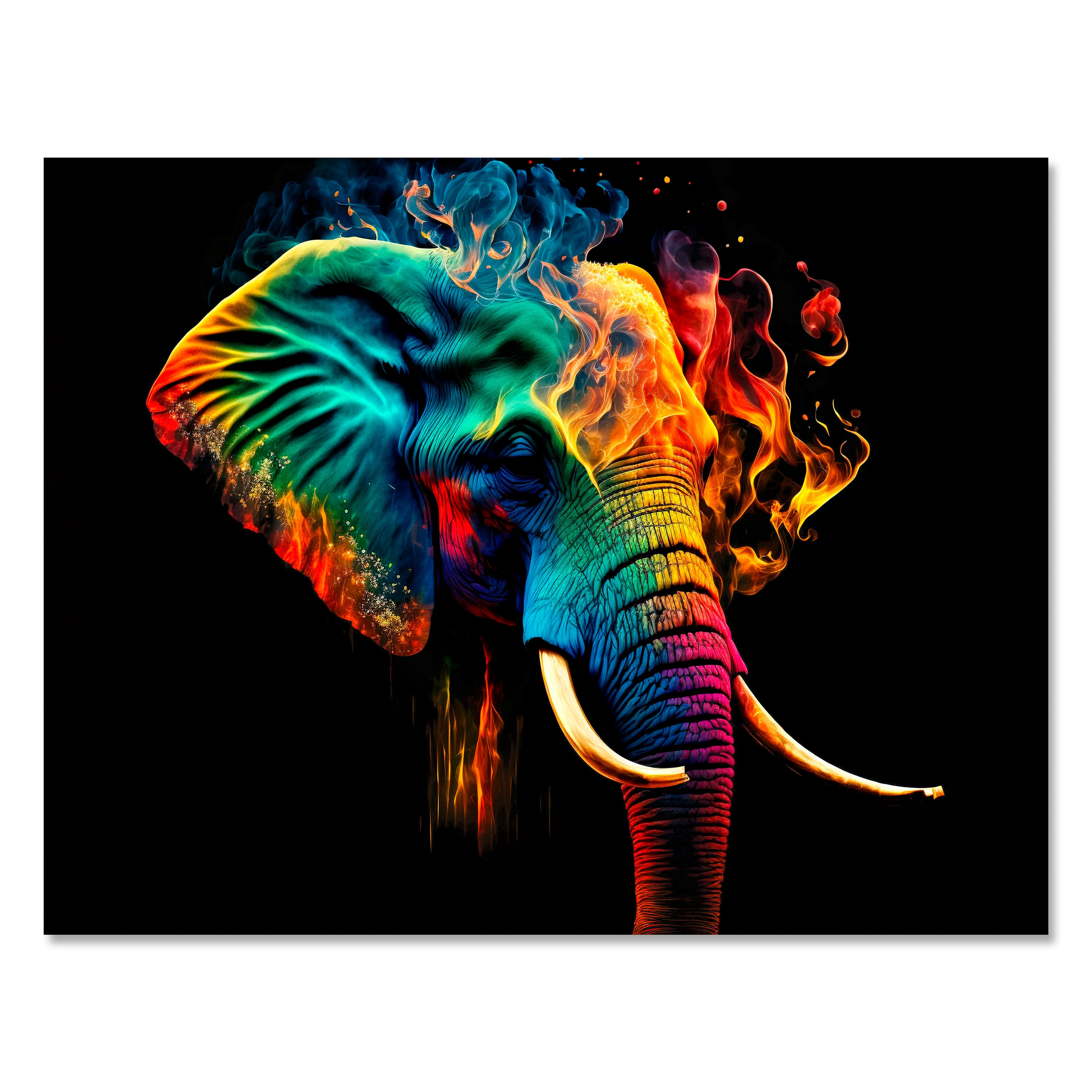 Leinwandbild Digital Art, Elefant, Querformat M0743 kaufen - Bild 1