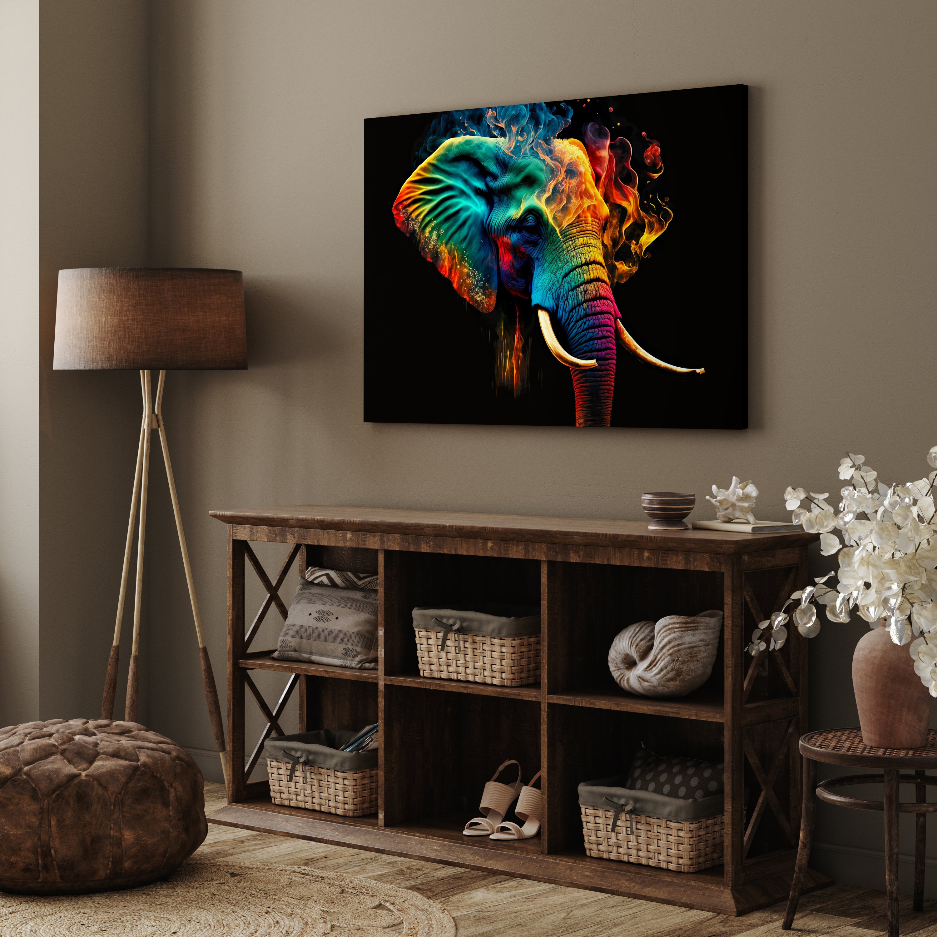 Leinwandbild Digital Art, Elefant, Querformat M0743 kaufen - Bild 3