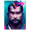 Canvas picture, fighters and warriors, ninja, portrait format M0755