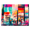 Canvas picture art and paintings, building abstract, landscape format M0762