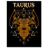 Canvas picture, astrology, zodiac sign Taurus, portrait format M0765