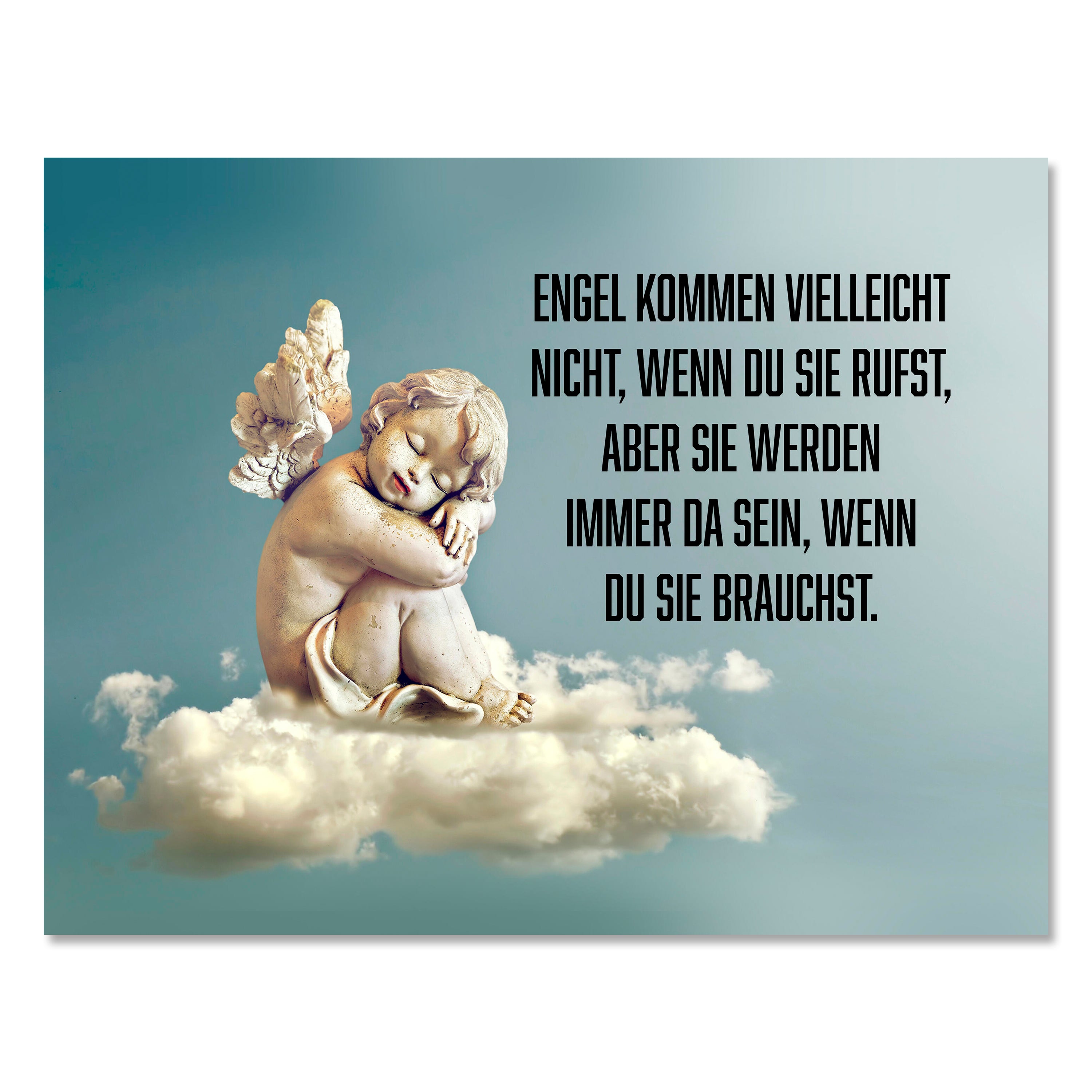 Leinwandbild Sprüche, Engel, Querformat M0767 kaufen - Bild 1