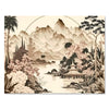 Canvas picture, digital art, Chinese landscape, landscape format M0782