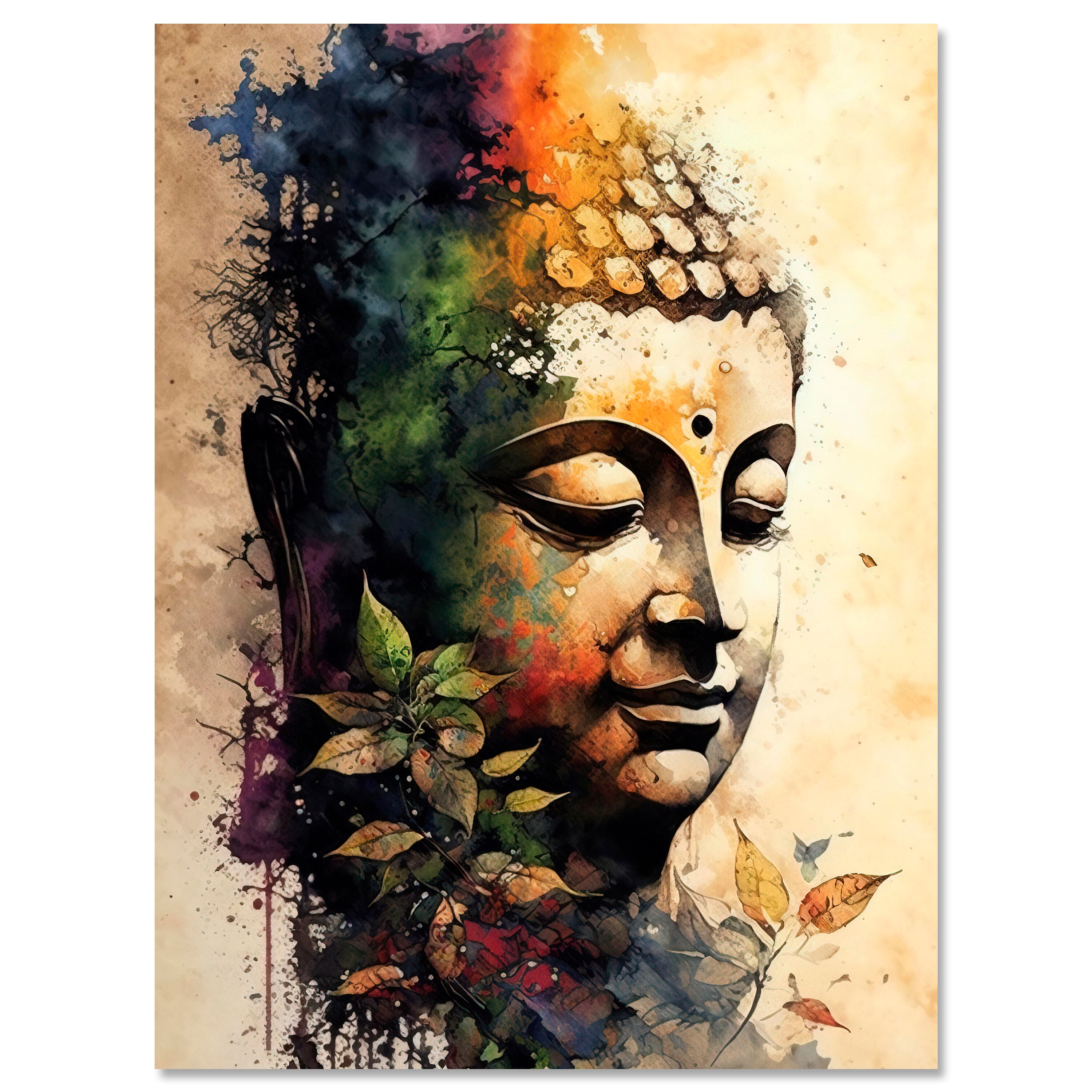 Leinwandbild Malerei, Buddha, Hochformat M0797 kaufen - Bild 1